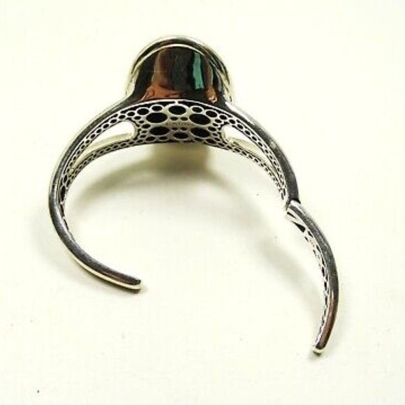 LAGOS NWT Gorgeous Caviar Sterling Silver Hinged Bracelet Size M - Picture 7 of 11